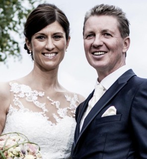 Nun auch offiziell ein Paar: Simone und Peter Teeuwen. Foto: privat